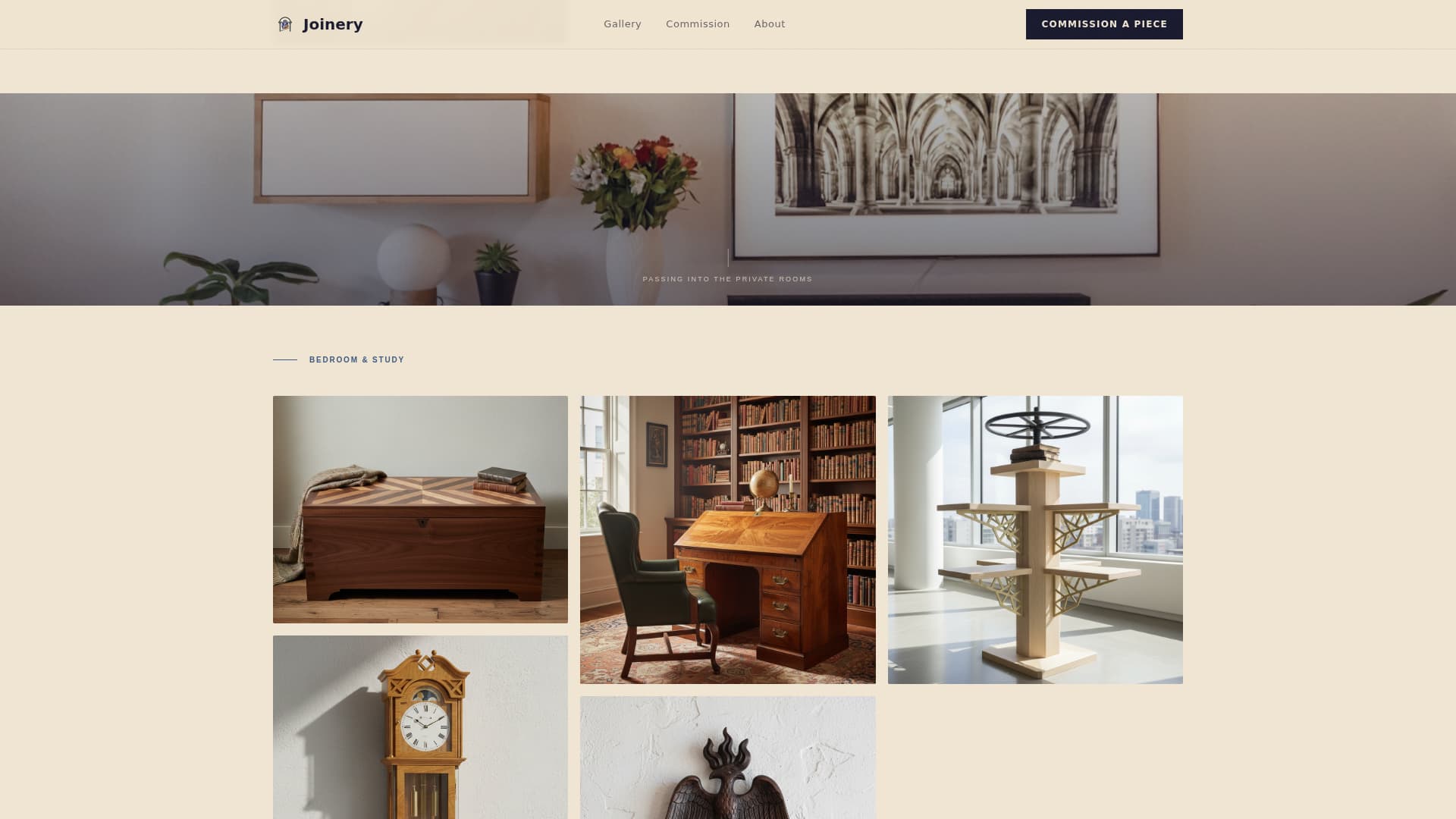 Colonial Architecture Specialist Professional Website Template