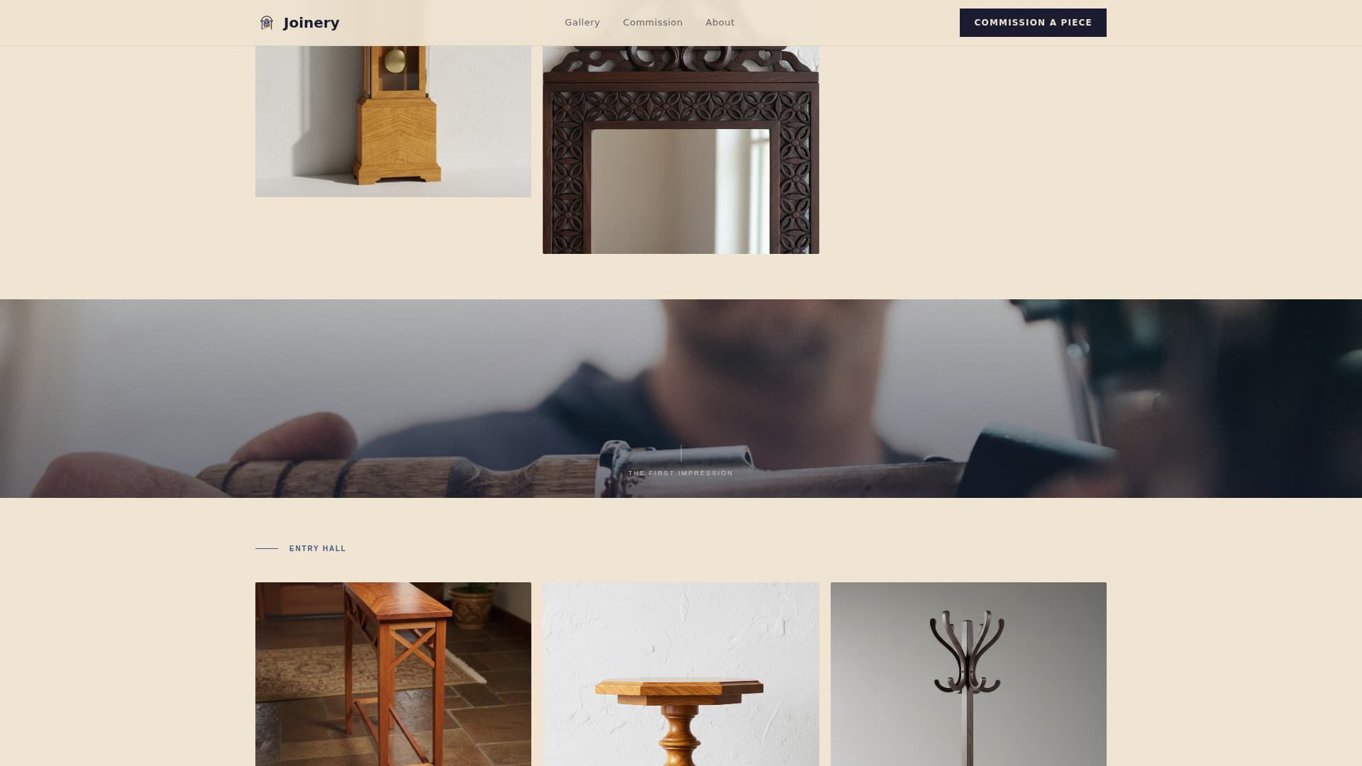 Colonial Architecture Specialist Professional Website Template