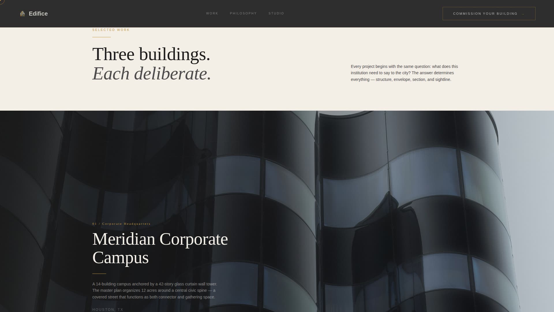 Architecture Firm Directory Website Template