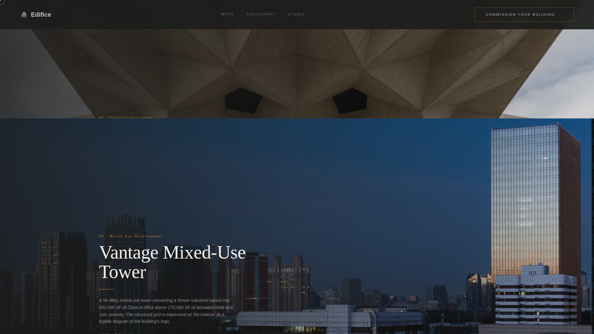 Architecture Firm Directory Website Template