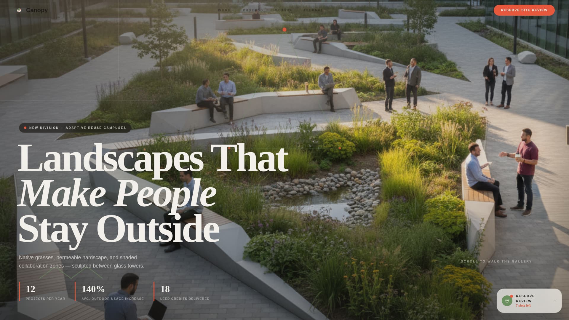 Landscape & Outdoor Design Pre-Launch Website Template