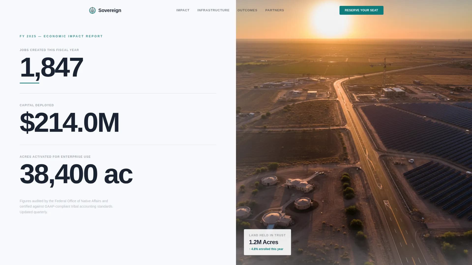 Ascend — Native Community Commerce Landing Page Template