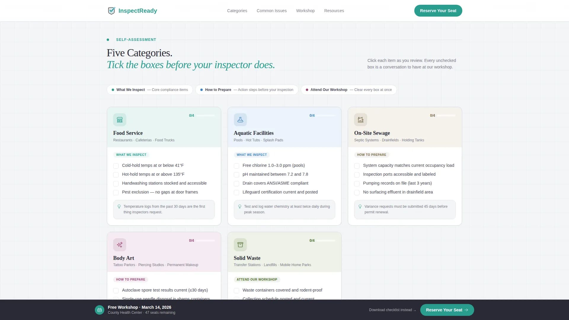 Public Health Department Privacy Policy Website Template