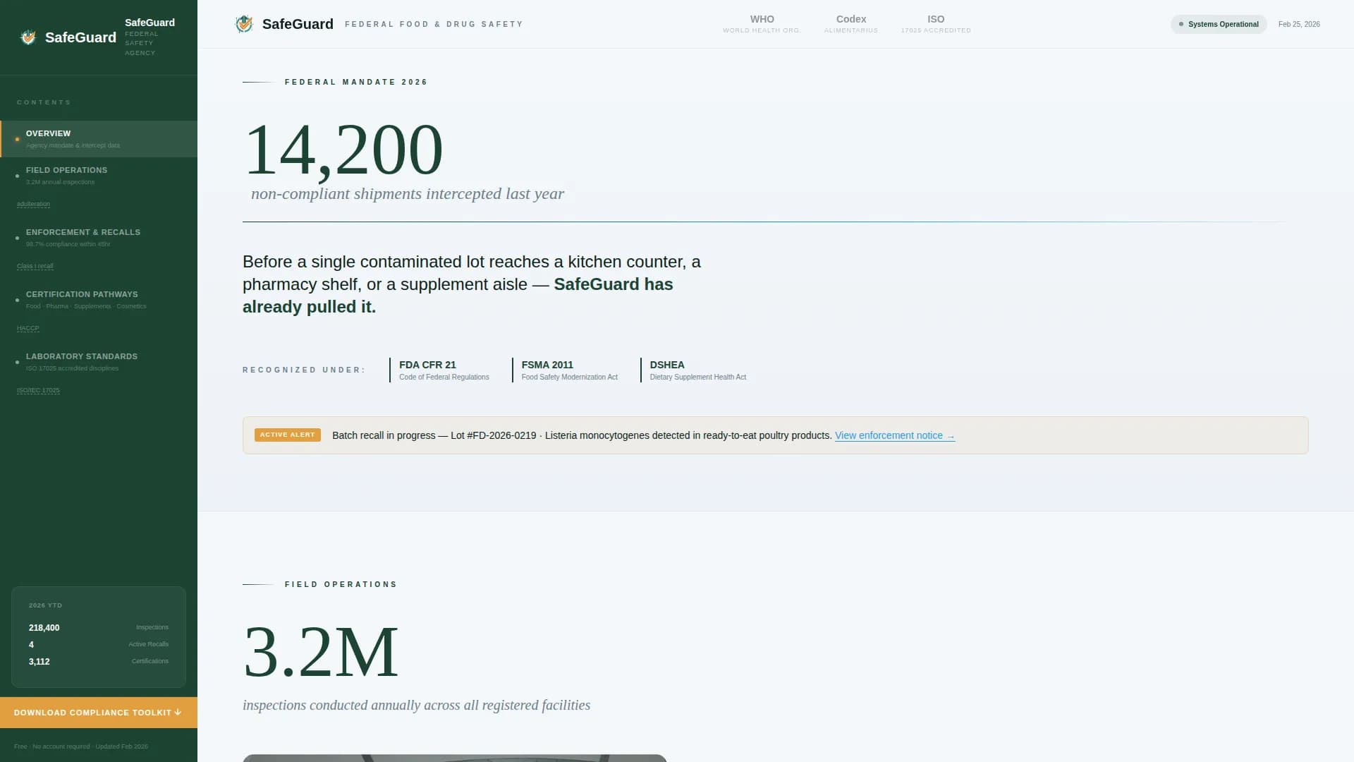 Public Health Department Professional Website Template