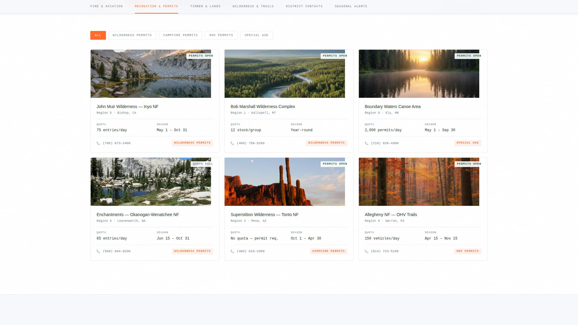 Land & Environmental Agency Directory Website Template