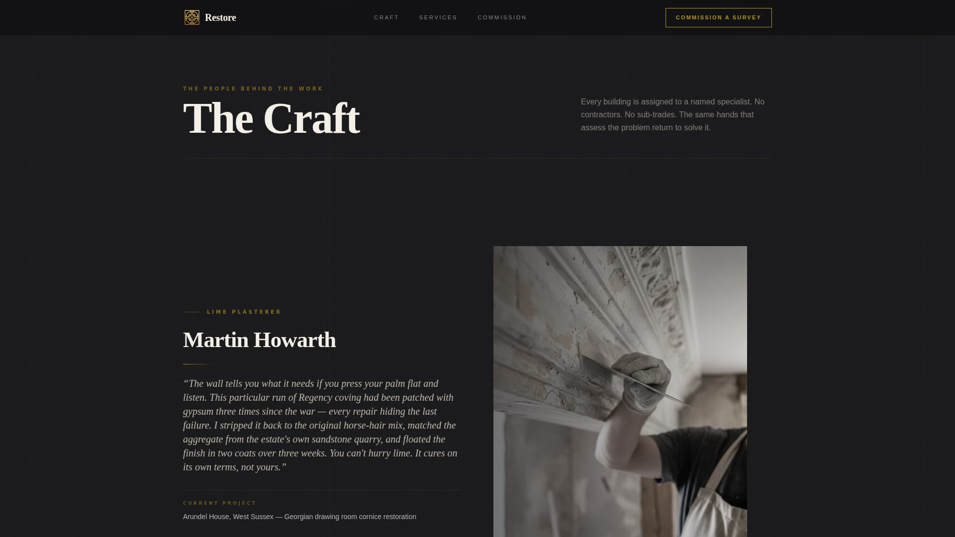Religious & Cultural Architecture Specialist Professional Website Template