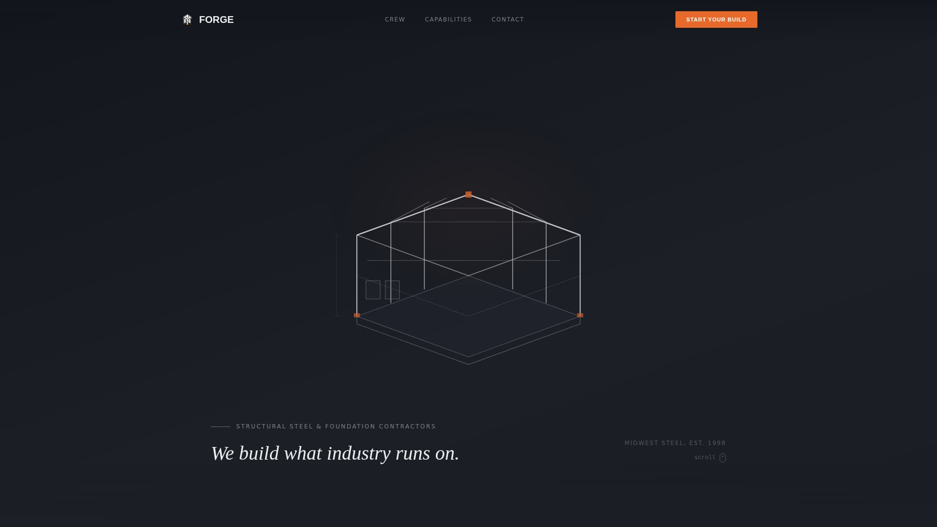 Industrial Architecture Specialist Professional Website Template
