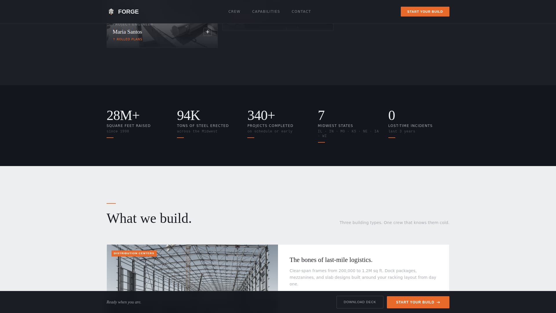 Industrial Architecture Specialist Professional Website Template