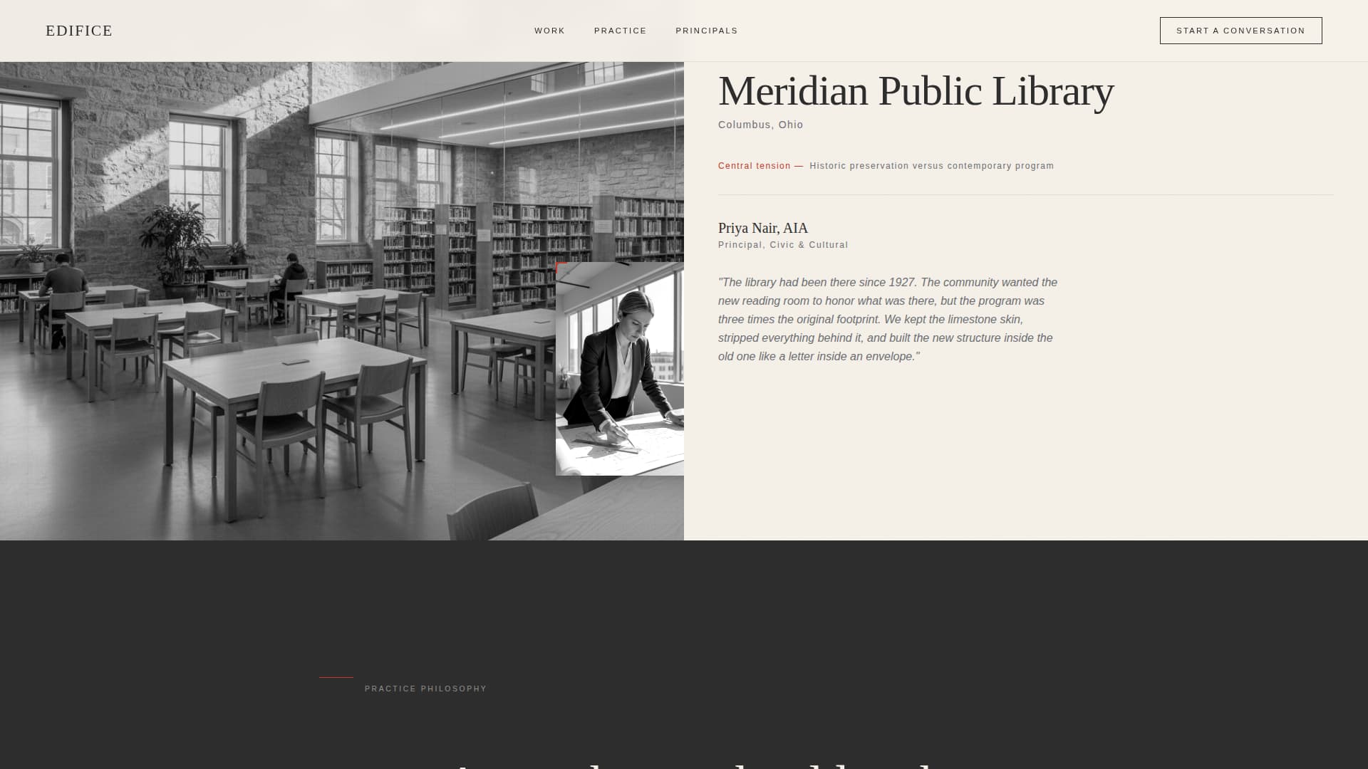 Architecture Firm Professional Website Template