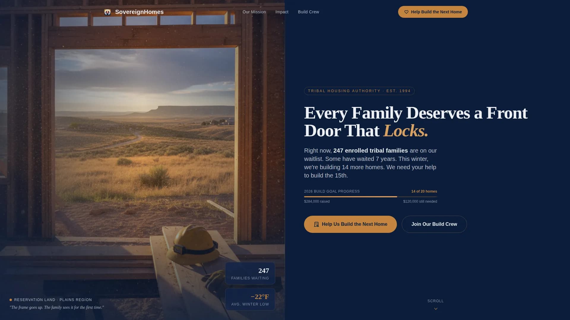 Housing Government Specialist Professional Website Template