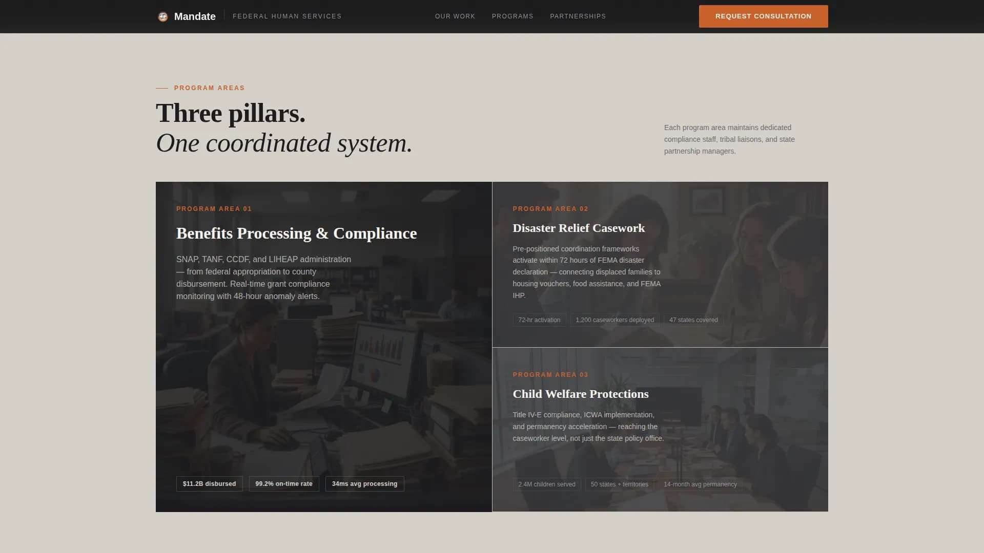 Human Services Government Professional Website Template