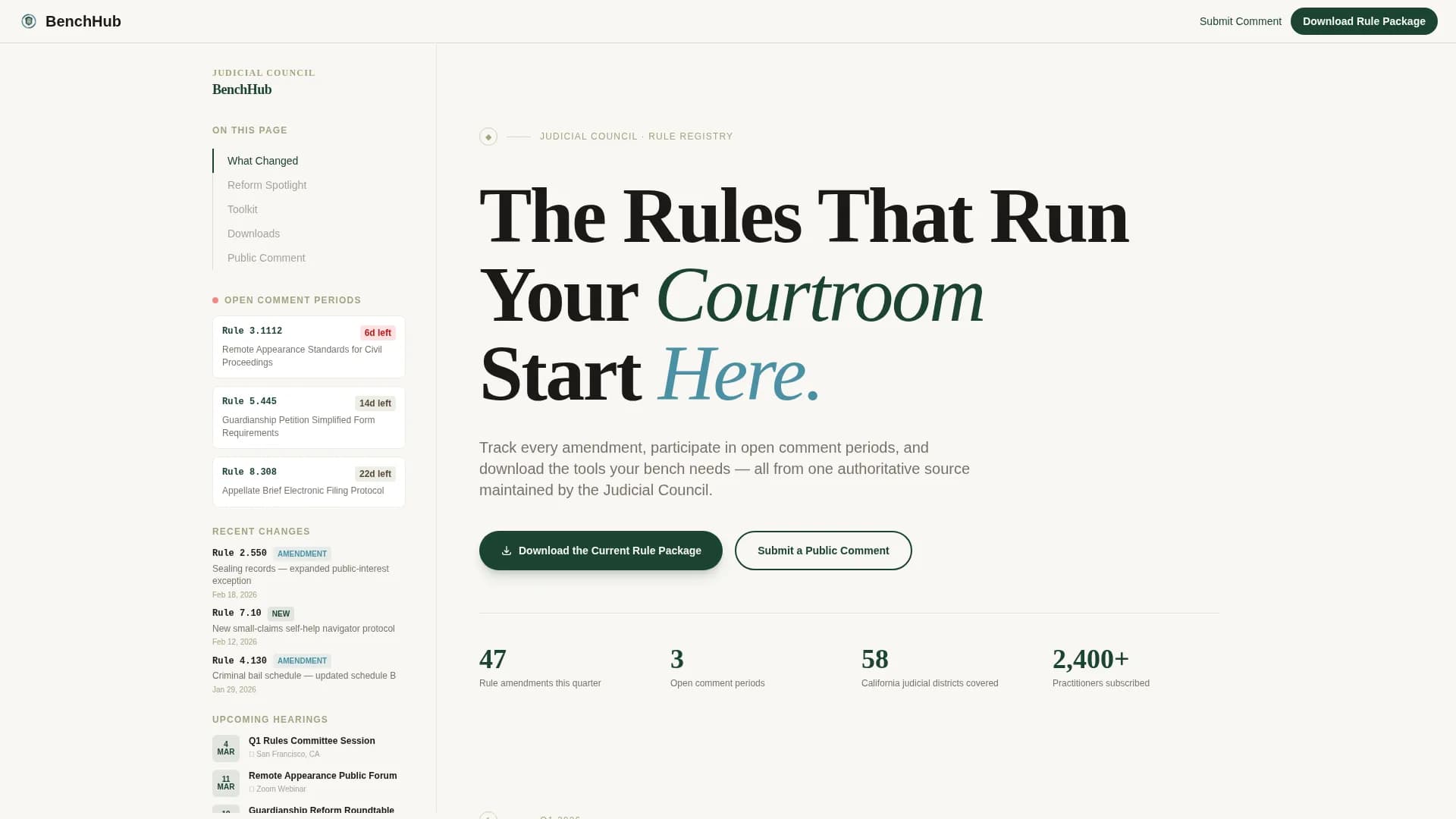 Court & Legal Blog Website Template