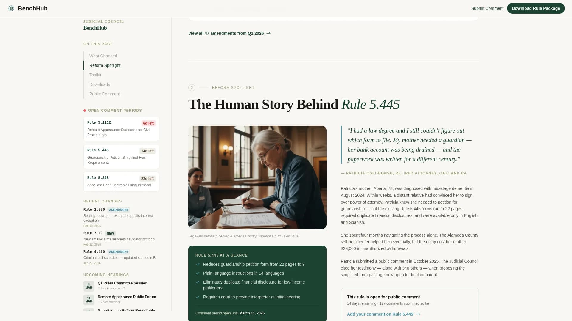 Court & Legal Blog Website Template