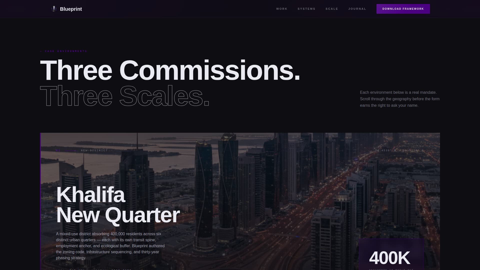 Urban Planning & Design Professional Website Template