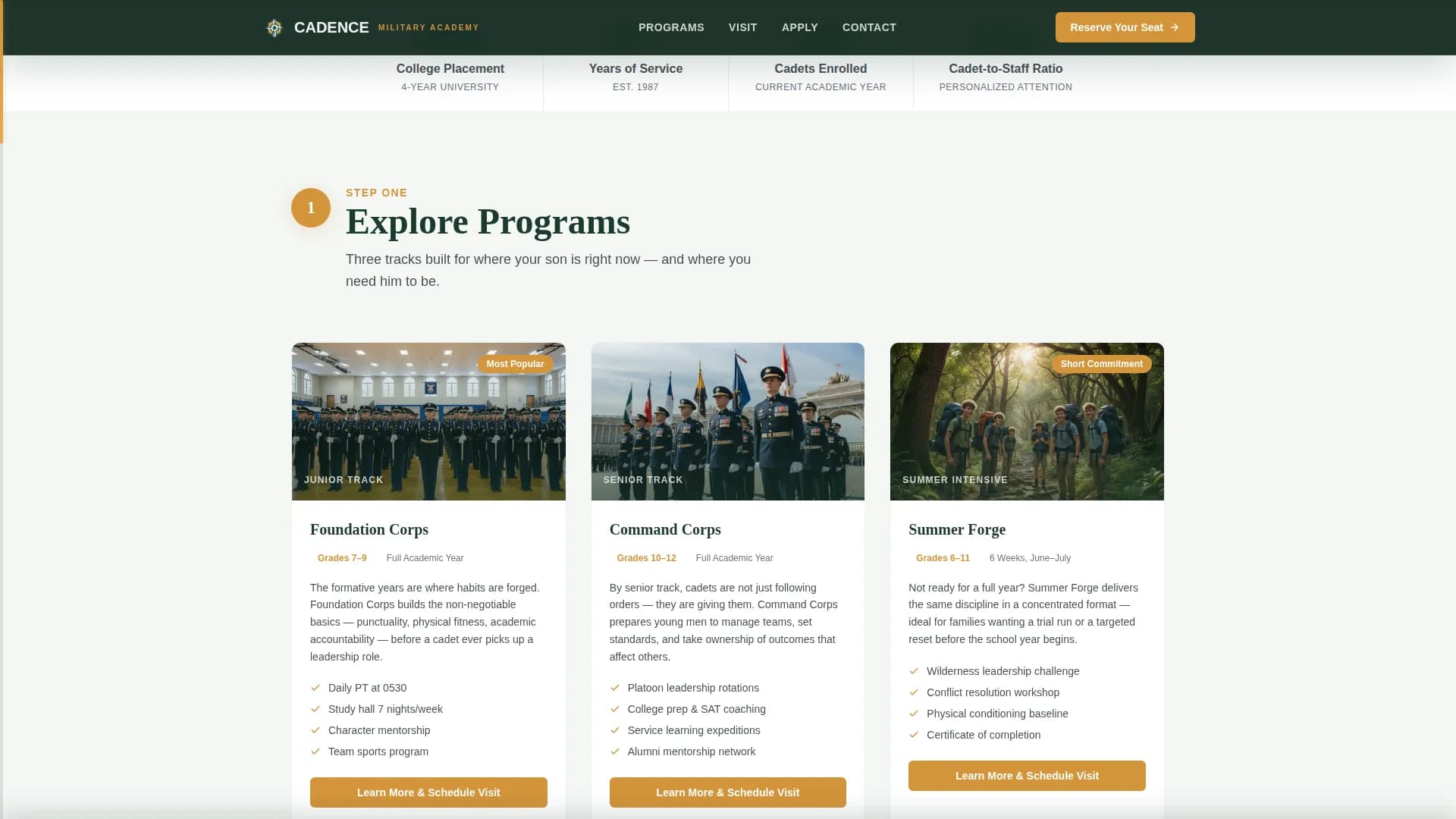 Military & Defense Professional Website Template