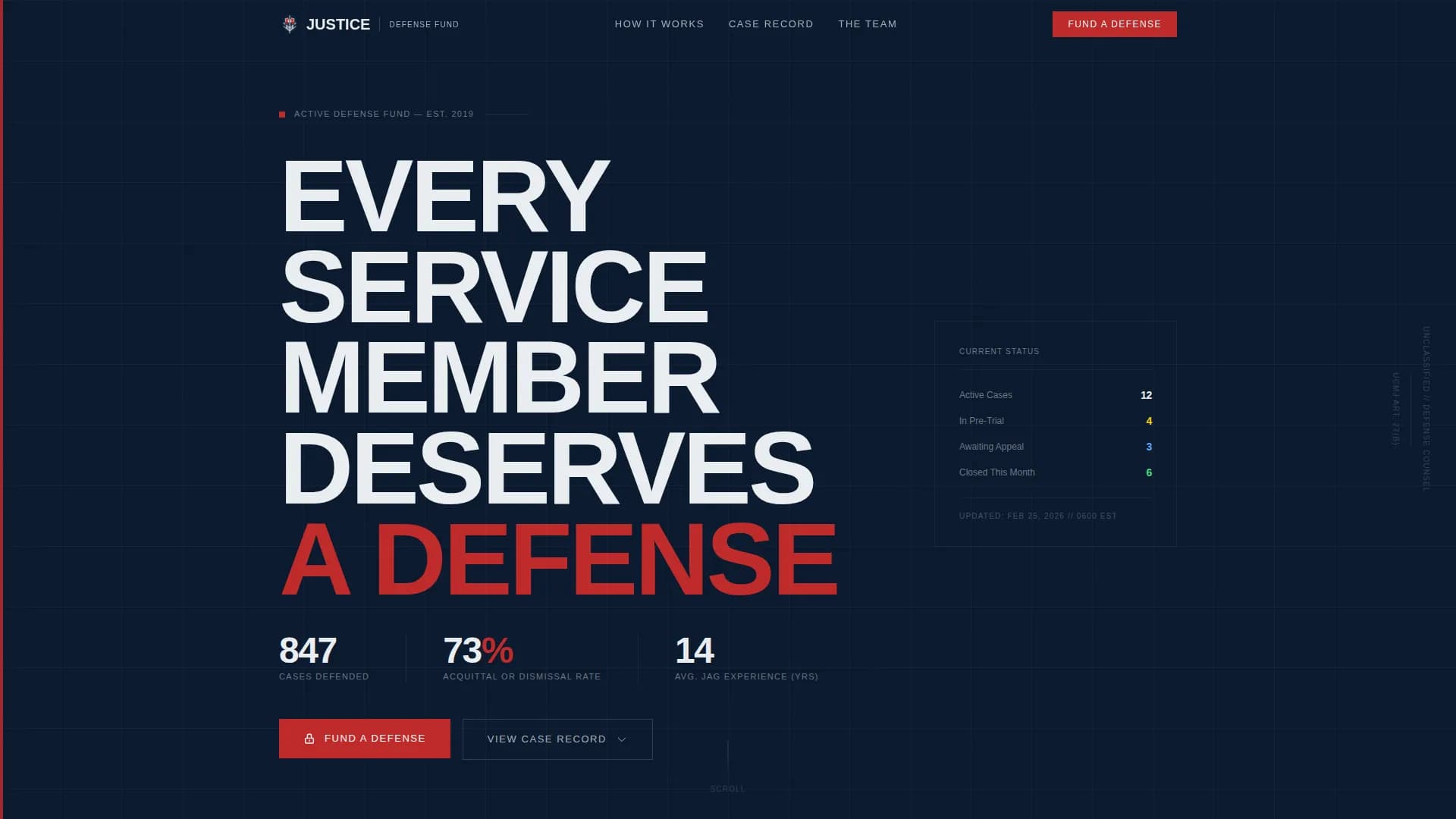 Judiciary & Legal Professional Website Template