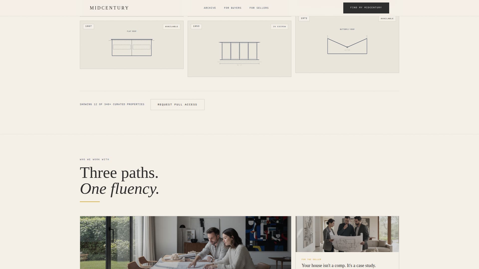 Mid-Century Modern Architecture Blog Website Template