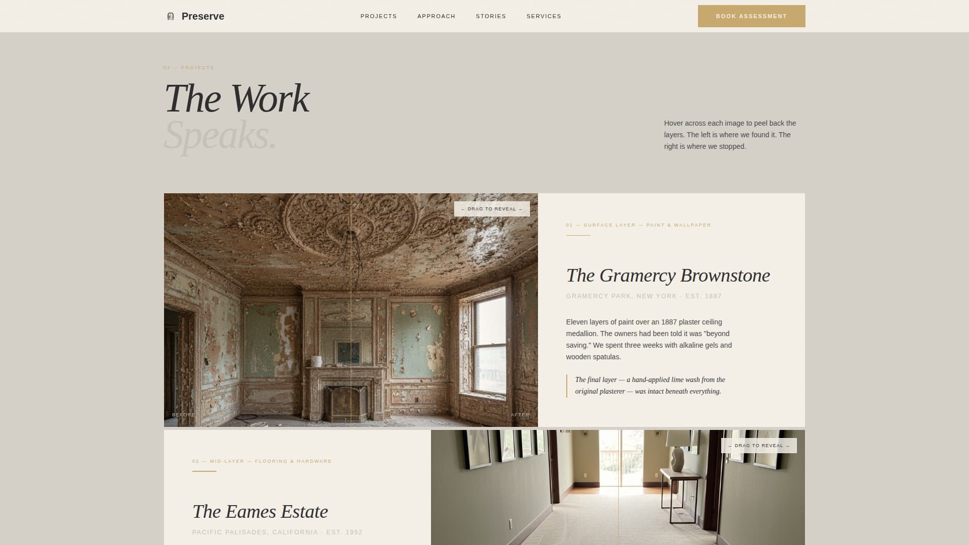 Minimalist Architecture Specialist Booking Website Template