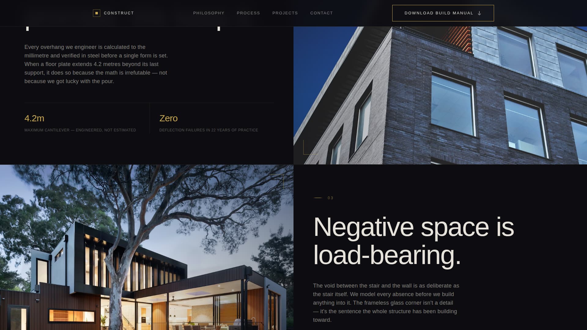 Modernist Architecture Specialist Professional Website Template