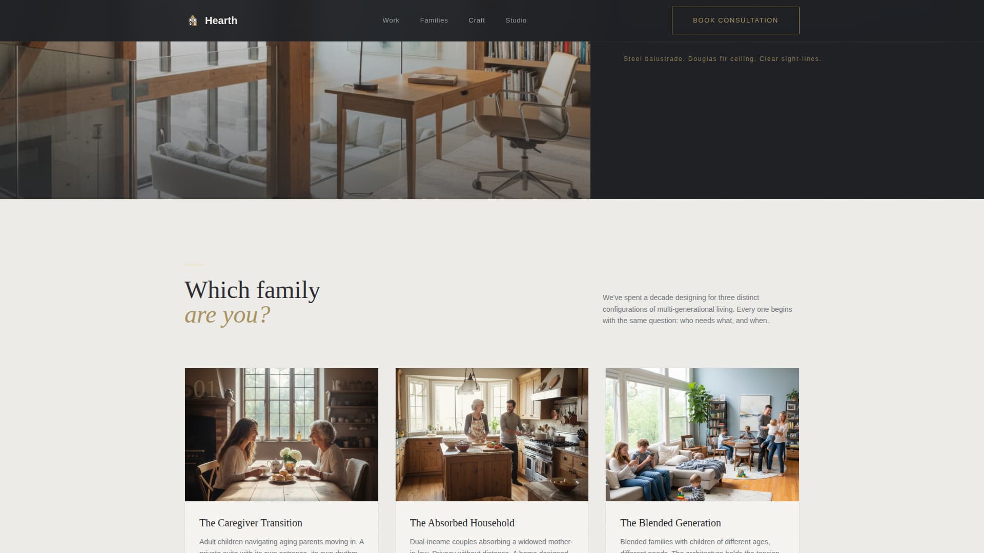 Residential Specialty Design Specialist Professional Website Template