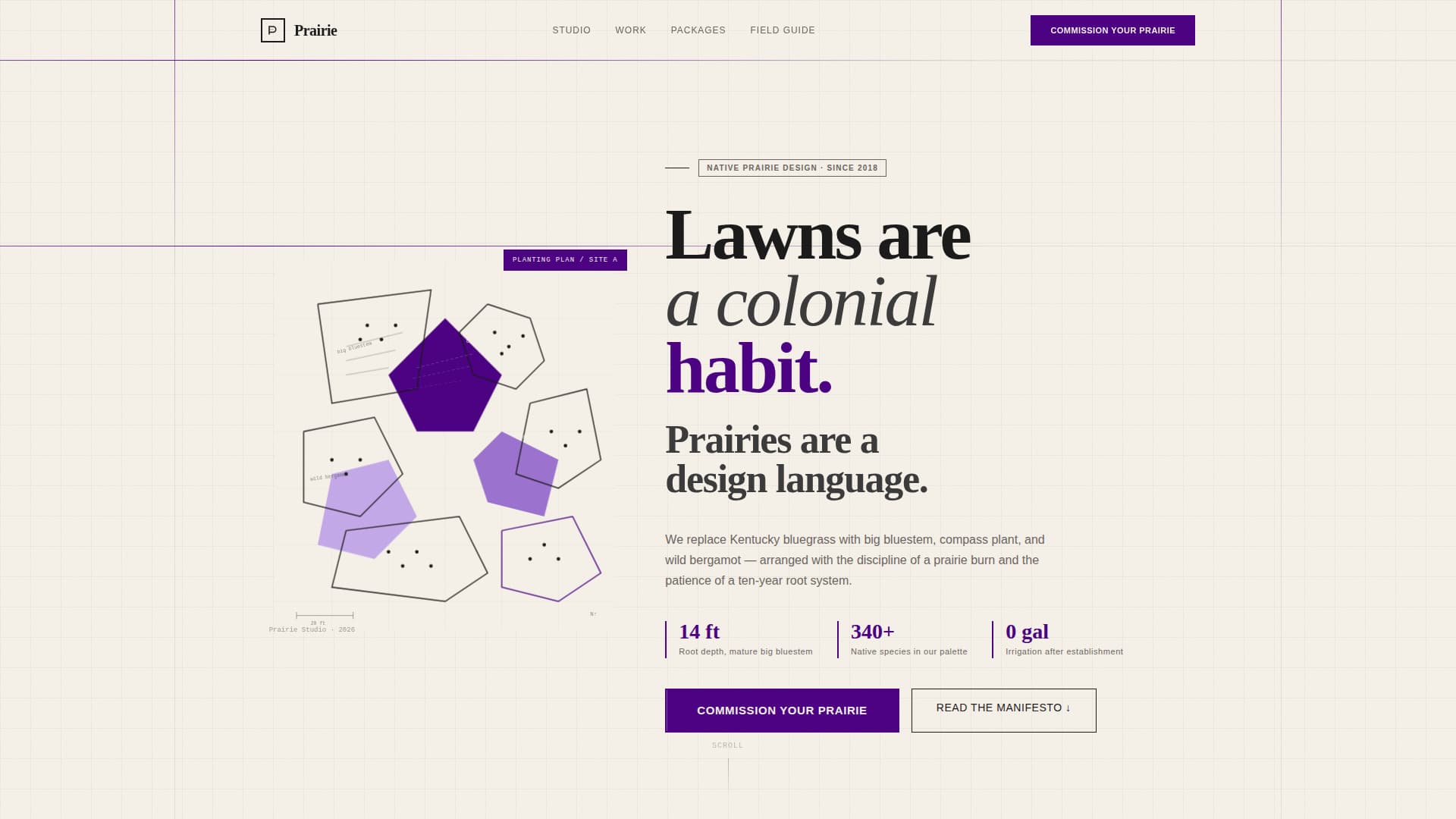 Prairie Style Architecture Pricing Website Template