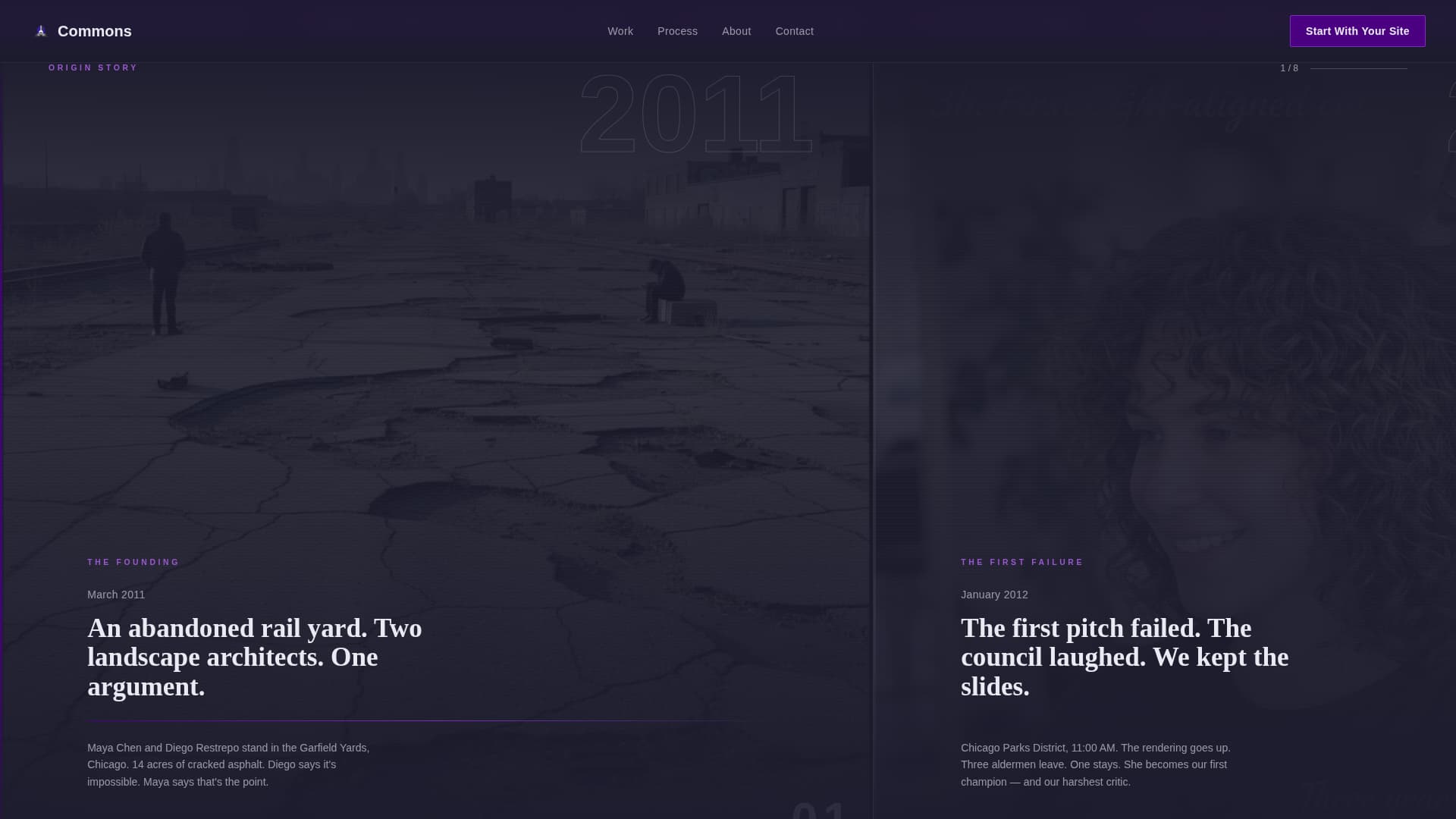 Landscape Architecture Professional Website Template