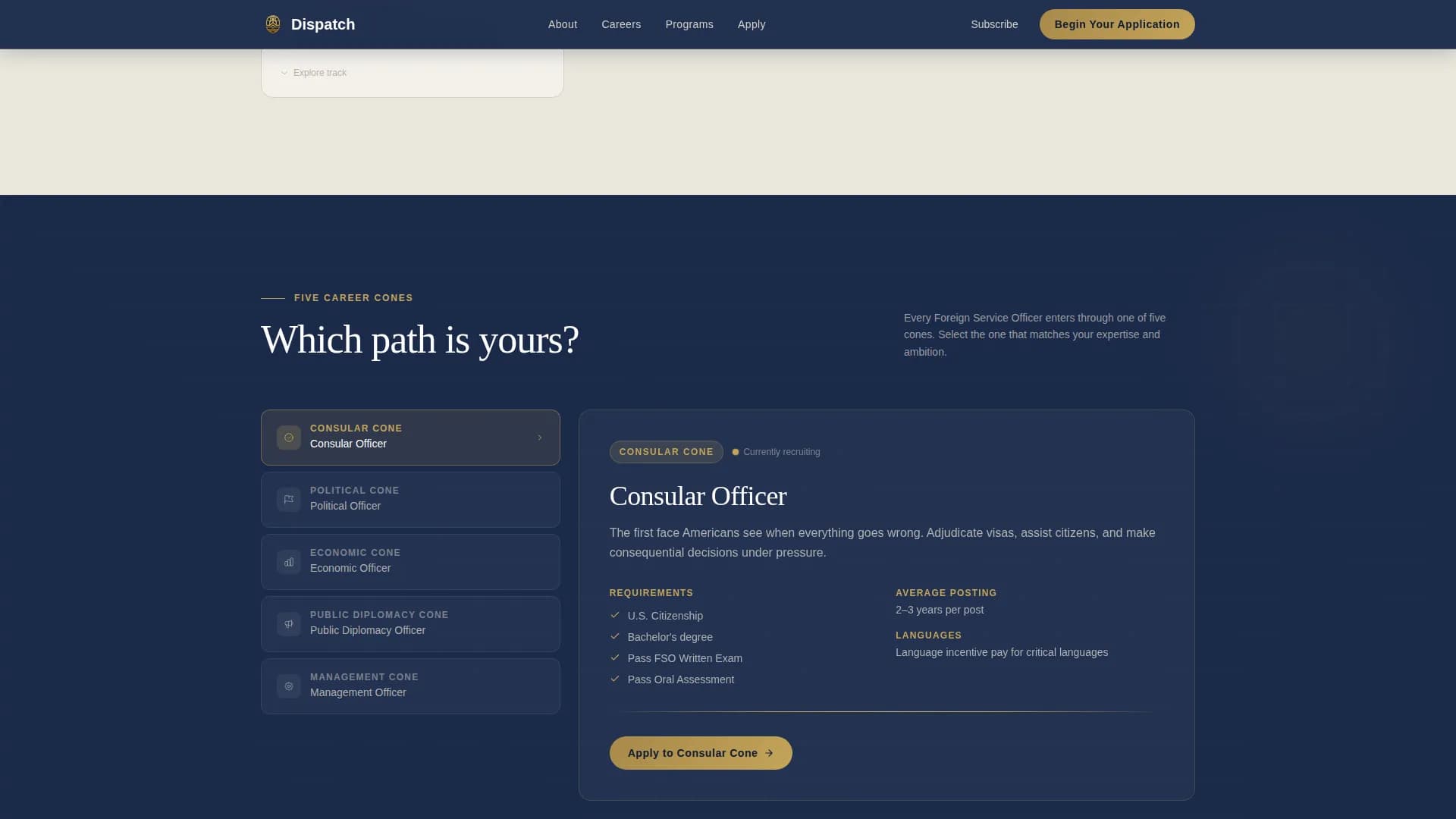 Mobilize — State Department Landing Page Template