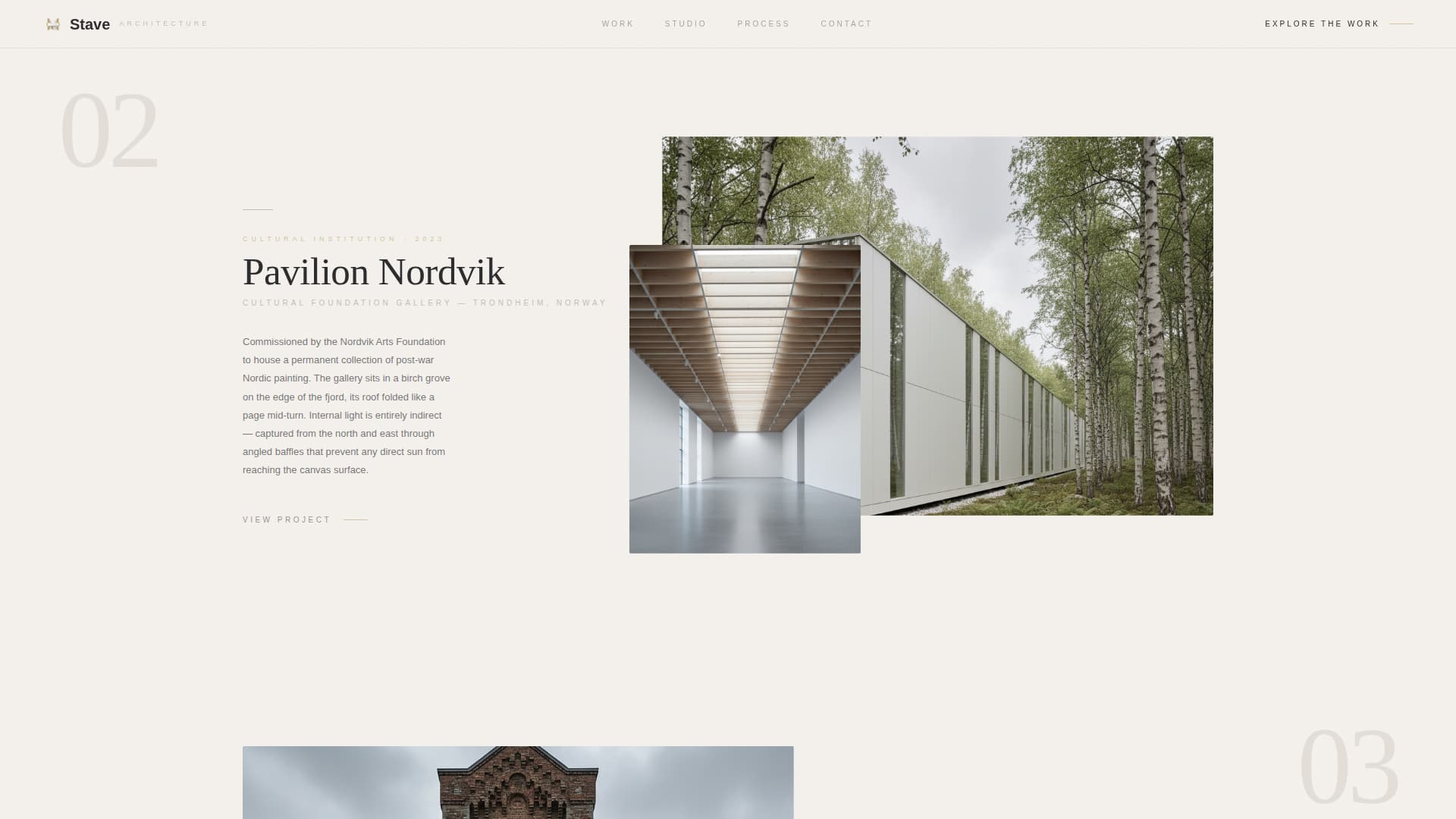 Scandinavian Architecture Professional Website Template