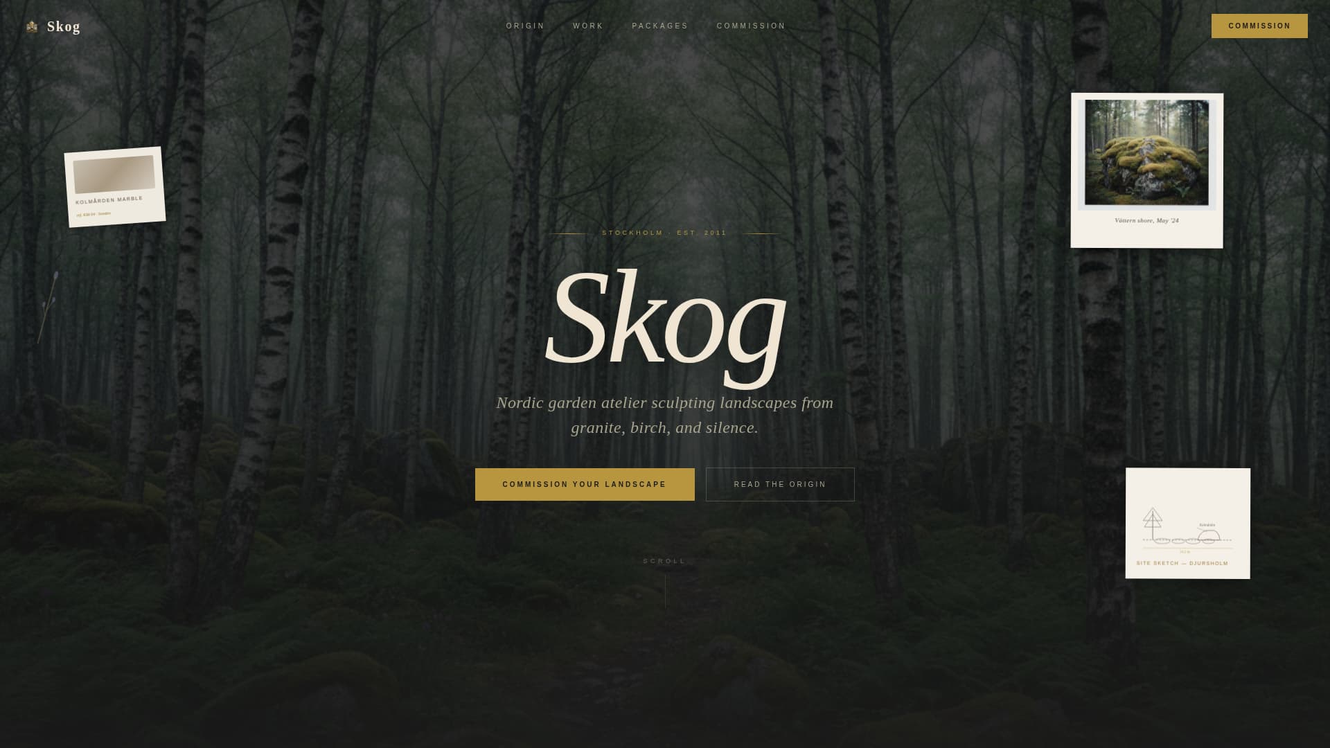 Scandinavian Architecture Pricing Website Template