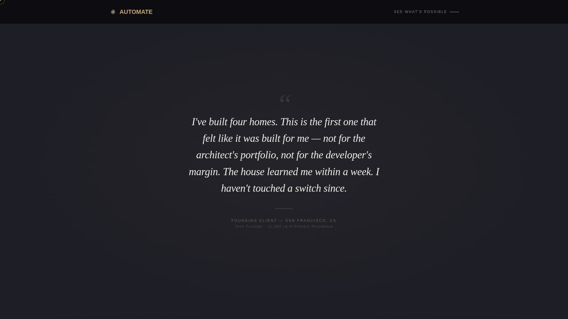 Automate - Intelligent Smart Home Landing Page Template