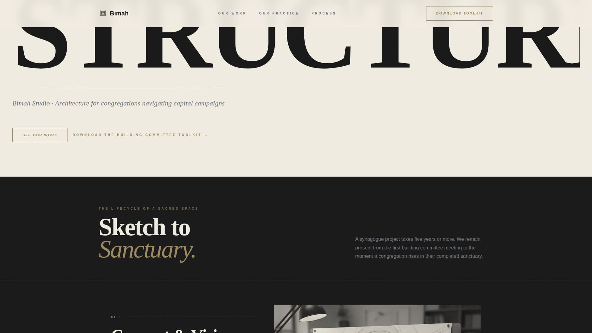 Religious & Cultural Architecture Professional Website Template
