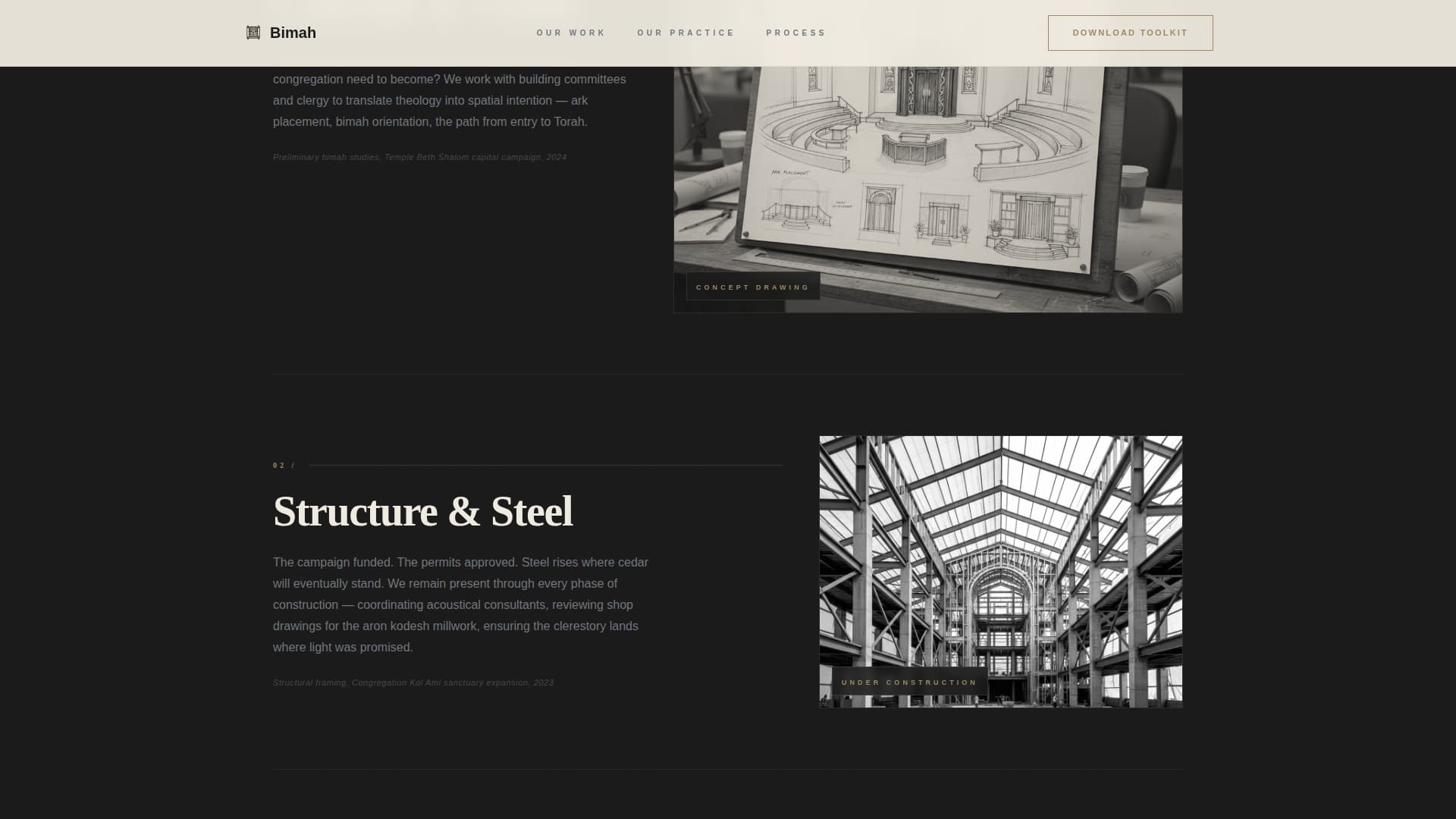 Religious & Cultural Architecture Professional Website Template