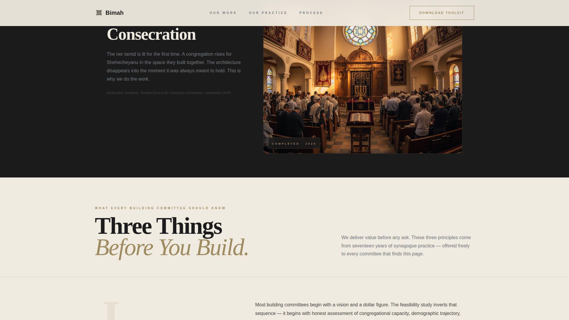 Religious & Cultural Architecture Professional Website Template