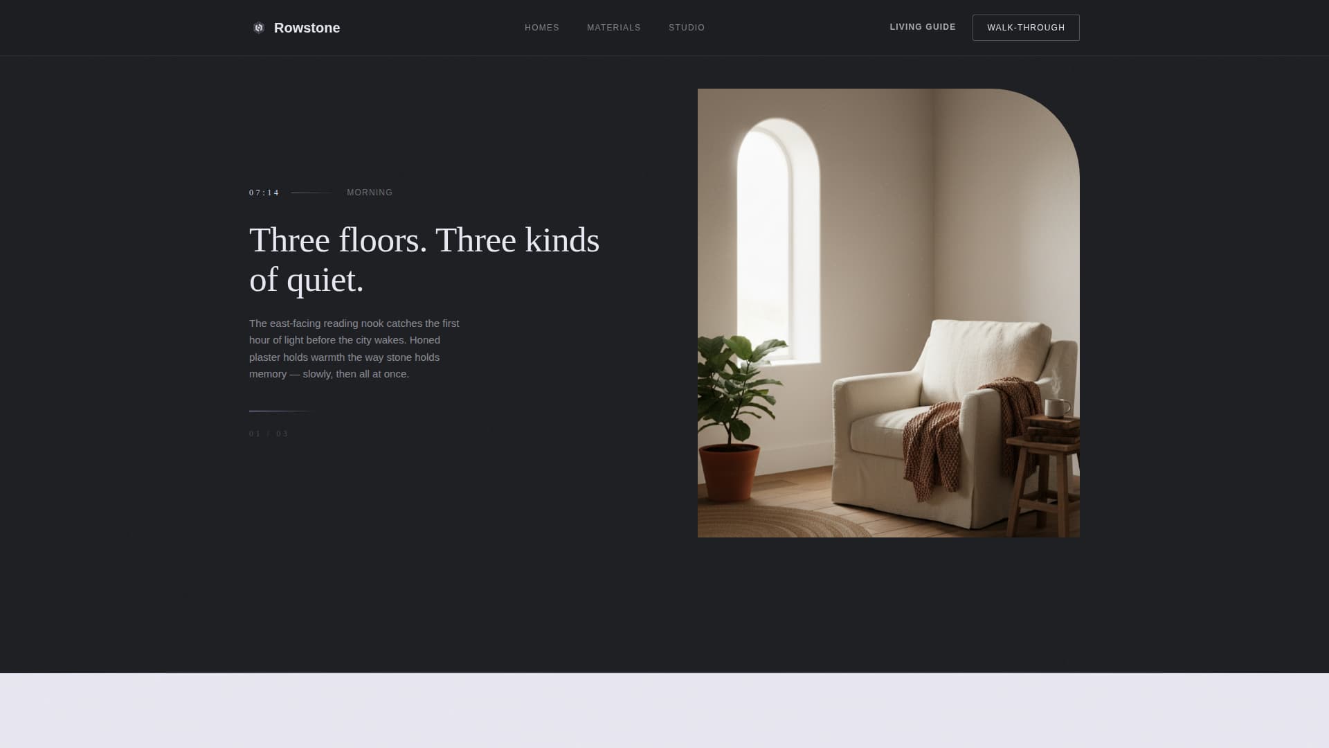 Residential Design Blog Website Template