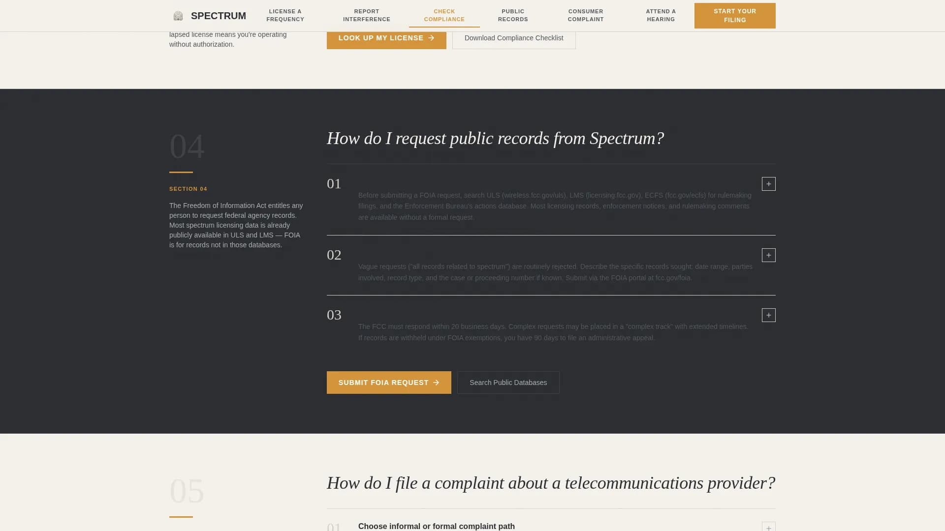 Regulatory & Licensing Specialist Privacy Policy Website Template
