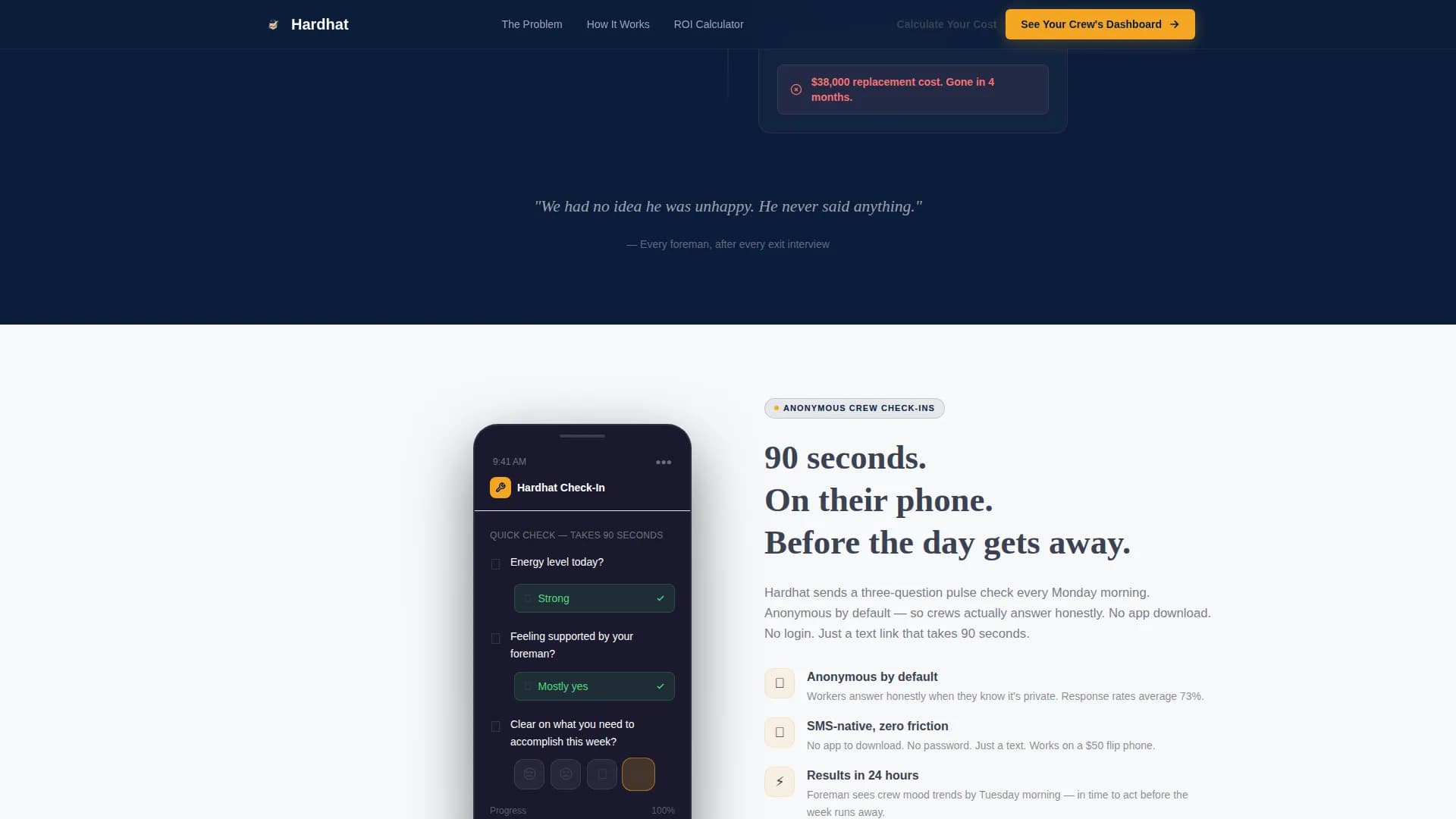 Hardhat — Engaging Construction Workforce Landing Page Template