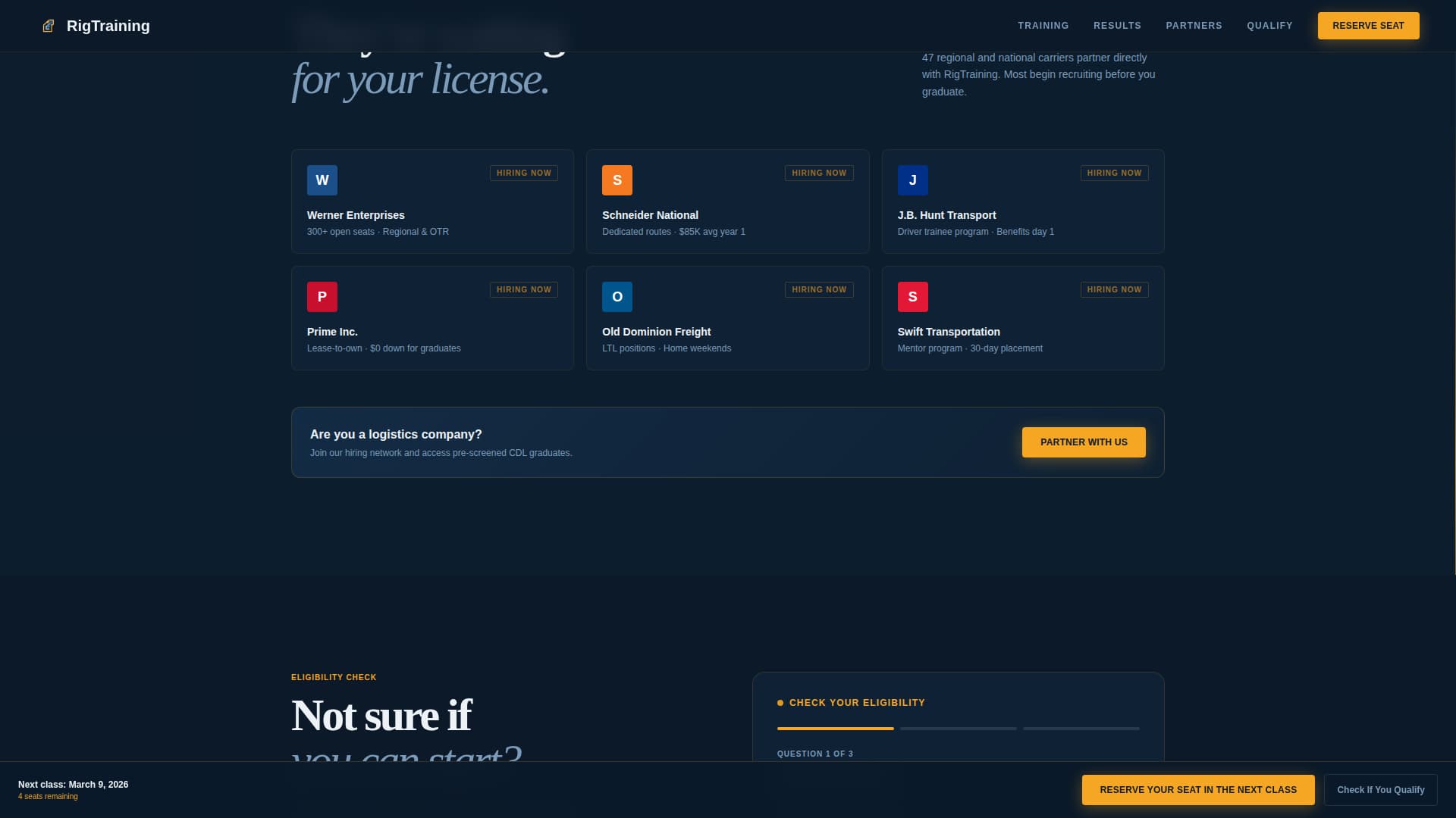 Rig - Dynamic CDL Landing Page Template