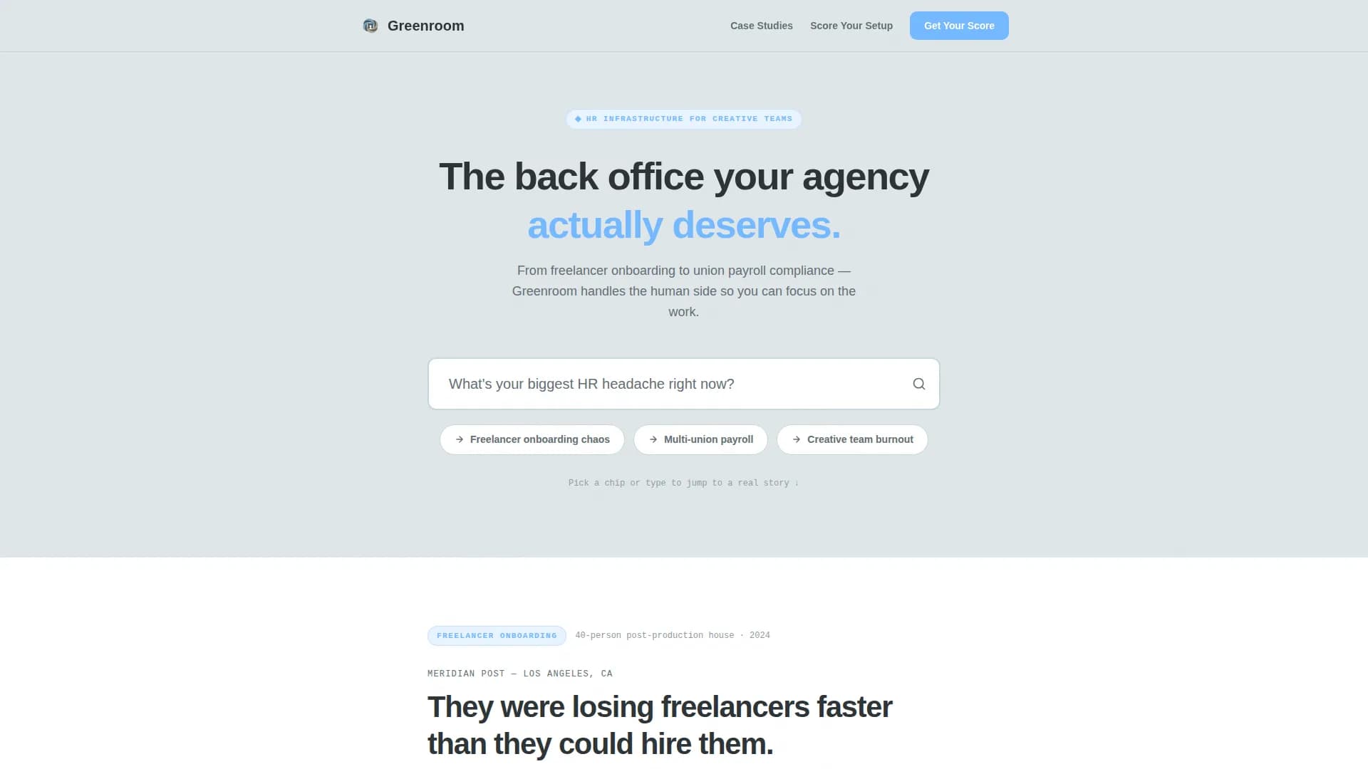 Nexus — Streamlined Agency Talent Landing Page Template