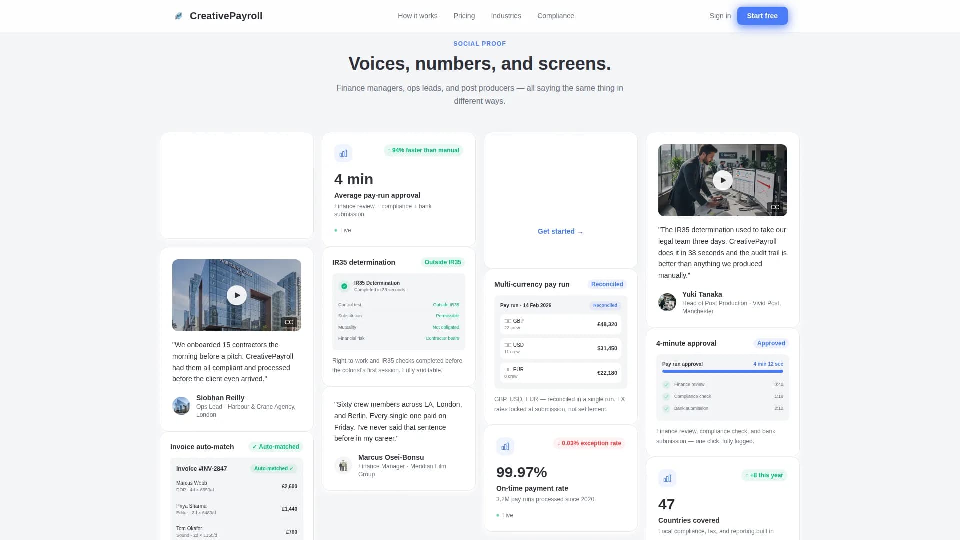 Disburse — Freelancer Payroll Landing Page Template