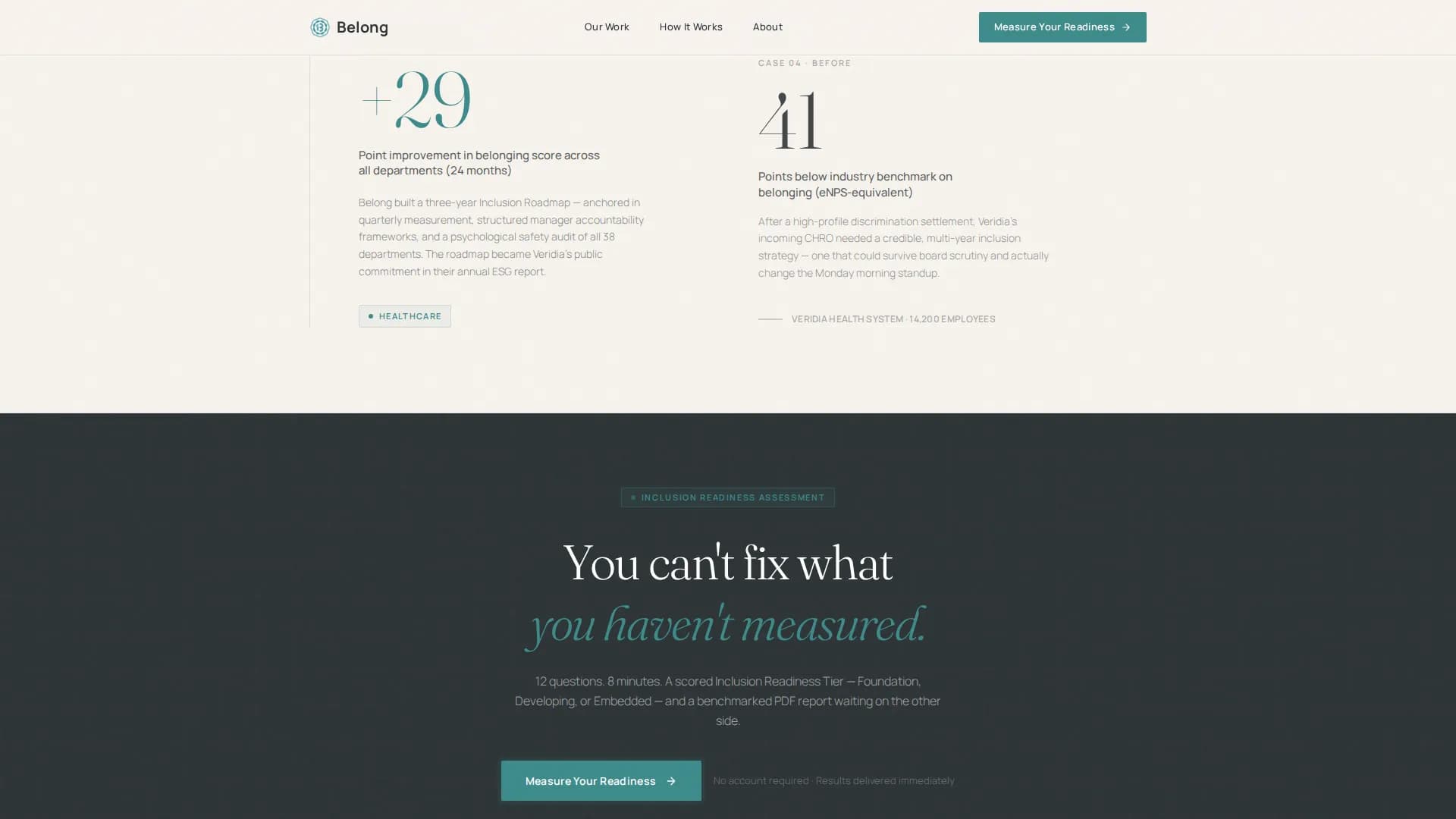 Belong — Corporate DEI Landing Page Template