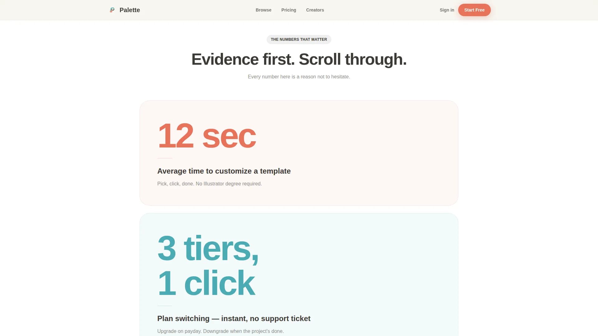 Palette — Freemium Marketplace Landing Page Template