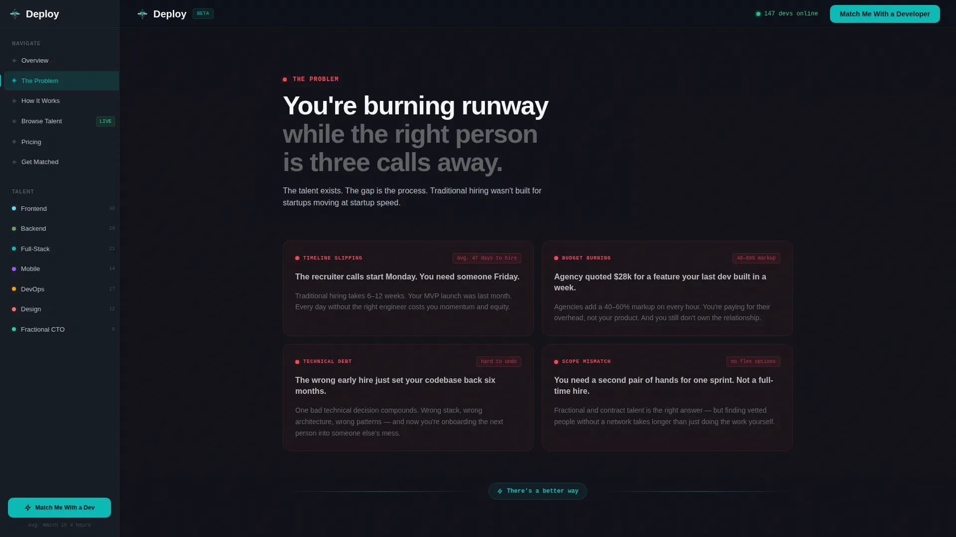 Deploy — Velocity Developer Landing Page Template