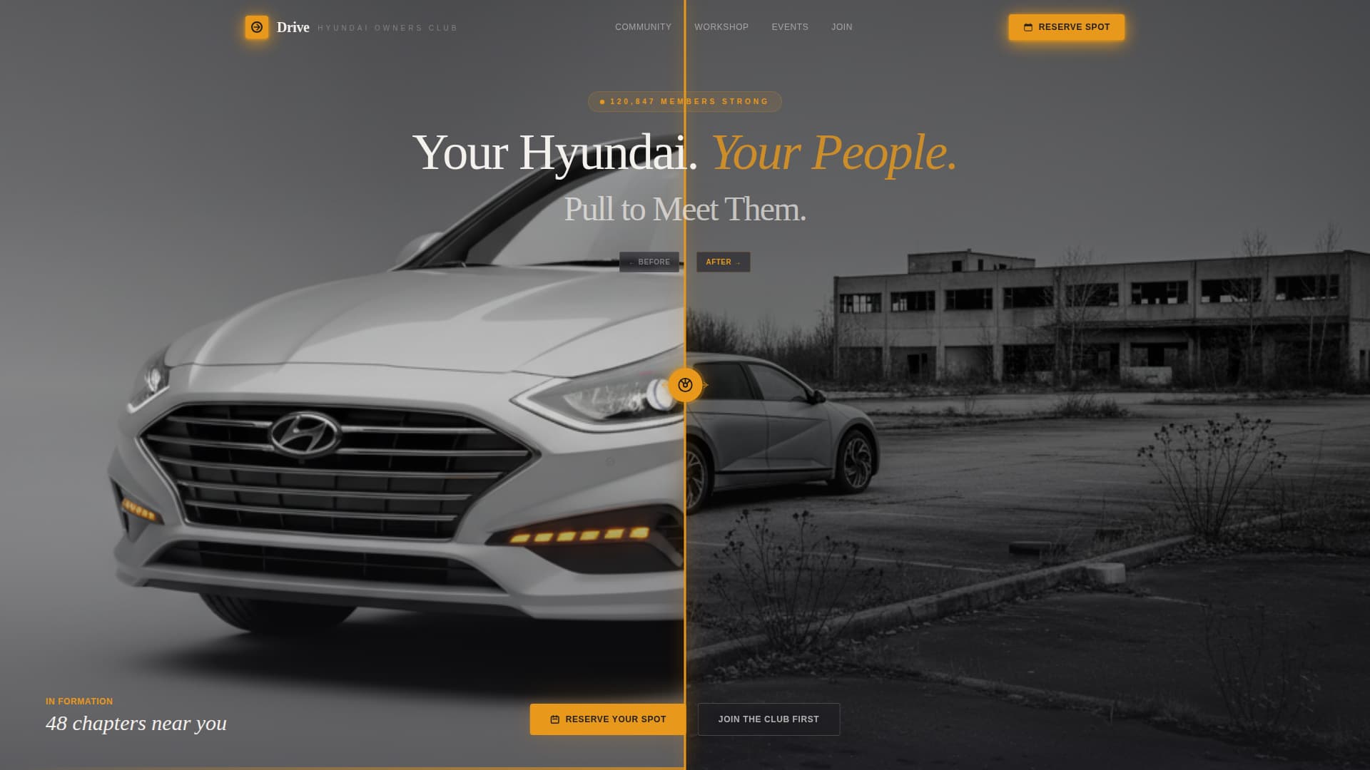 Drive - Premium Hyundai Landing Page Template