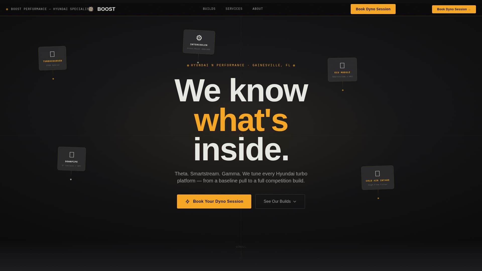 Boost - Highperformance Hyundai Landing Page Template