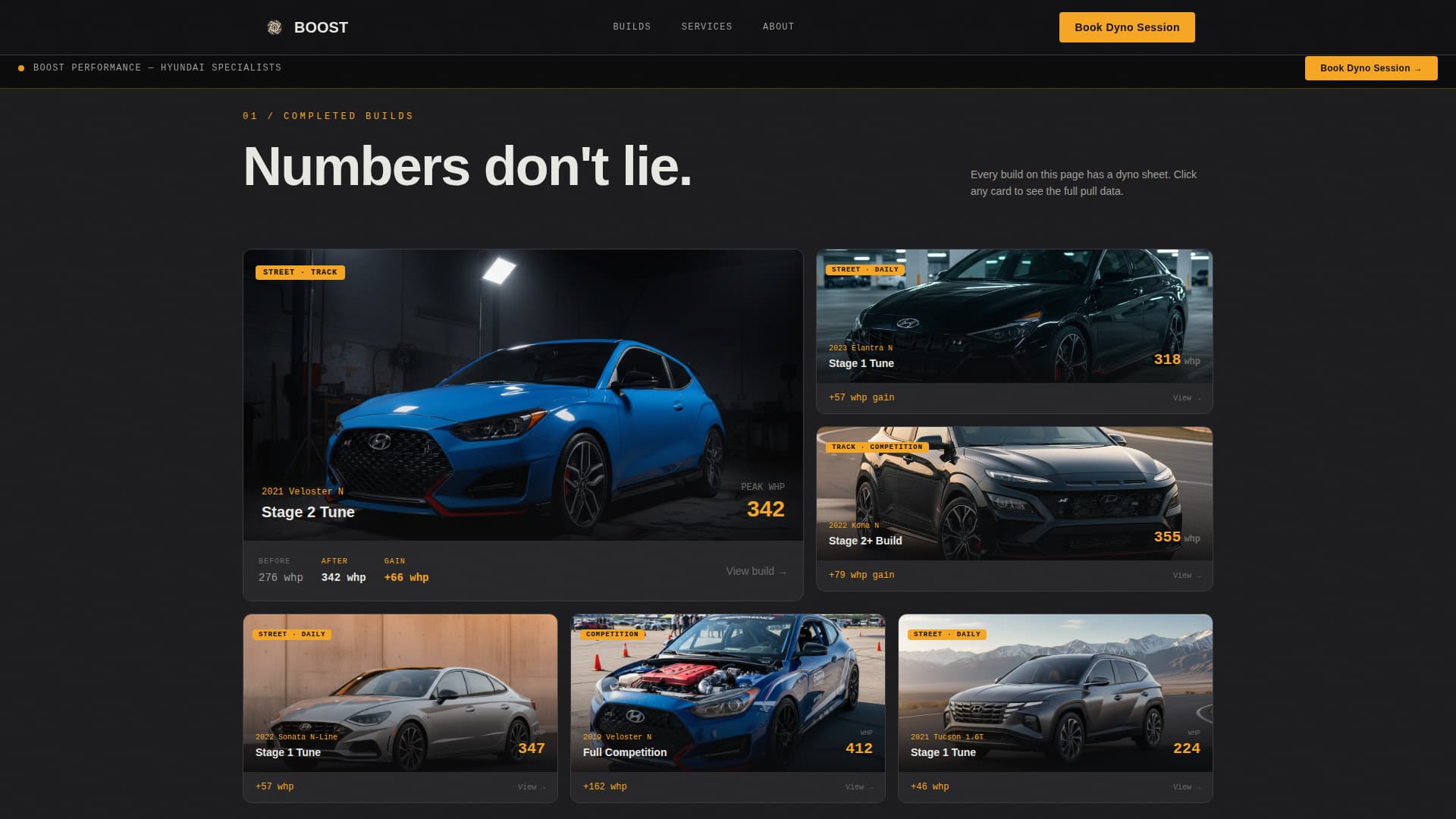 Boost - Highperformance Hyundai Landing Page Template