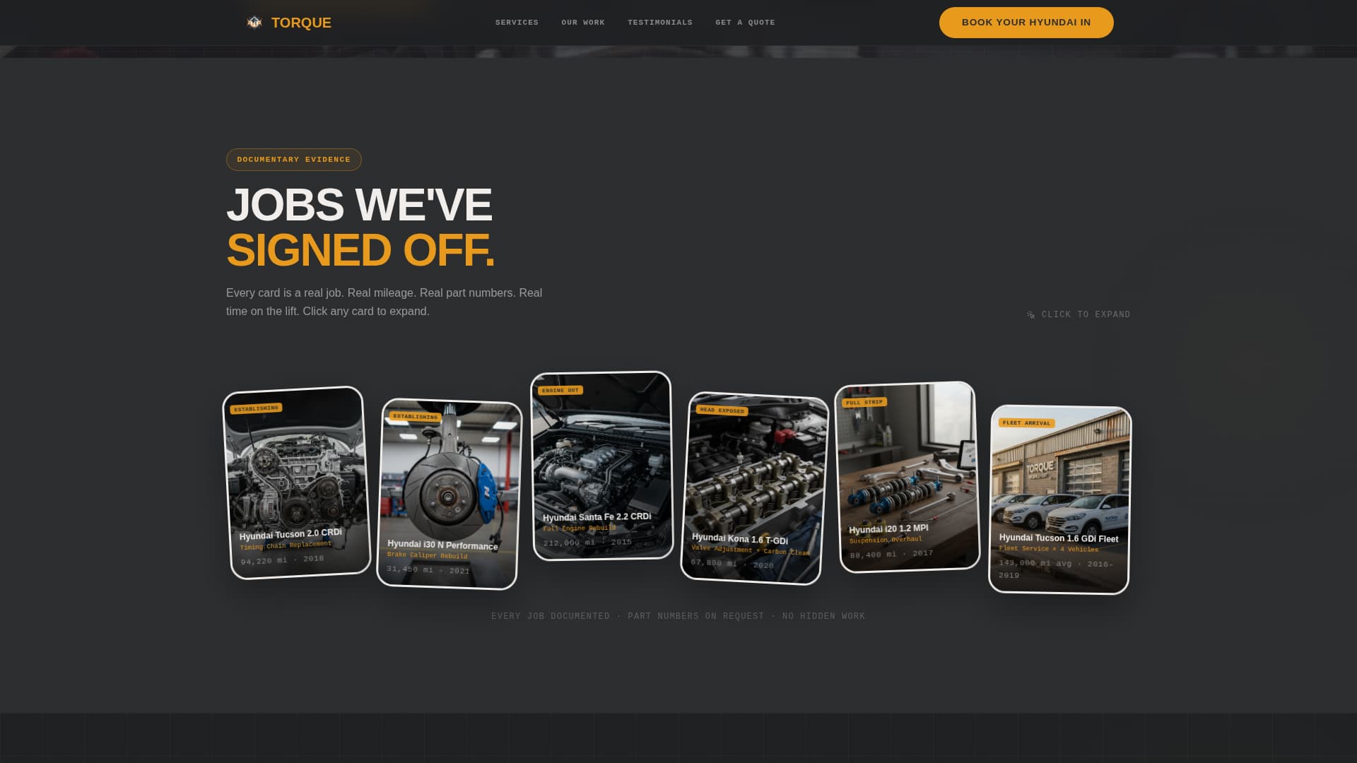 Torque - Precision Hyundai Landing Page Template