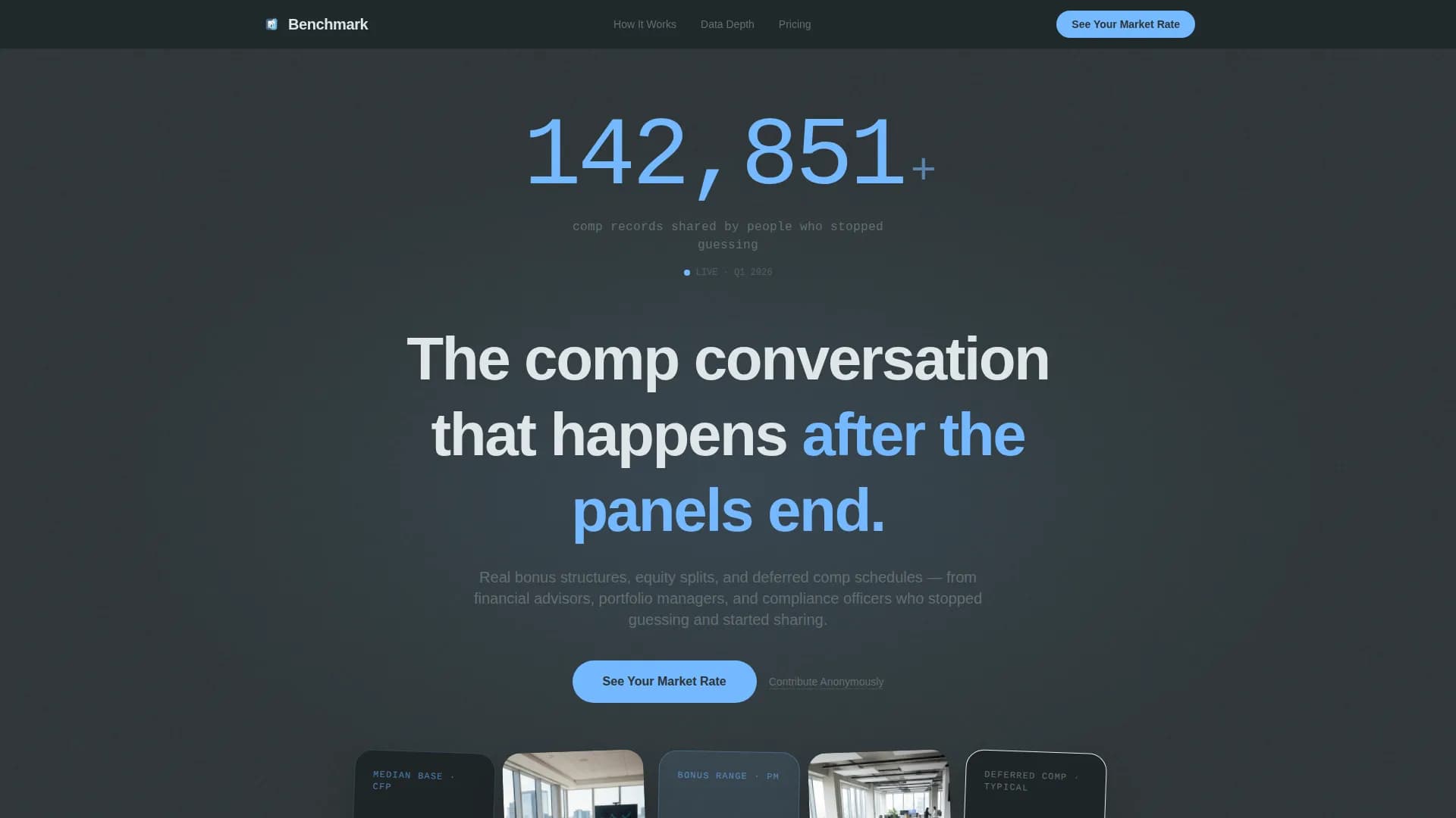 Benchmark - Compensation Planning Landing page Template