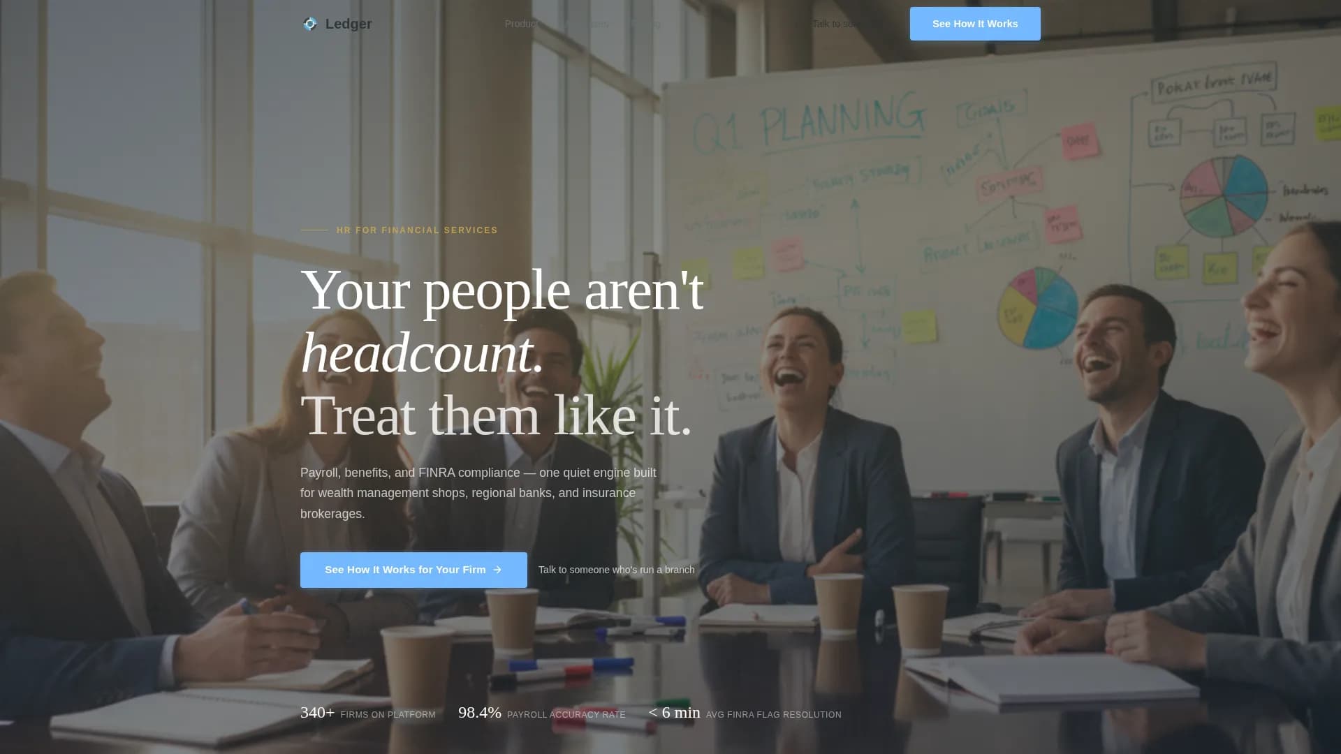 Financial - Premium Services Landing Page Template
