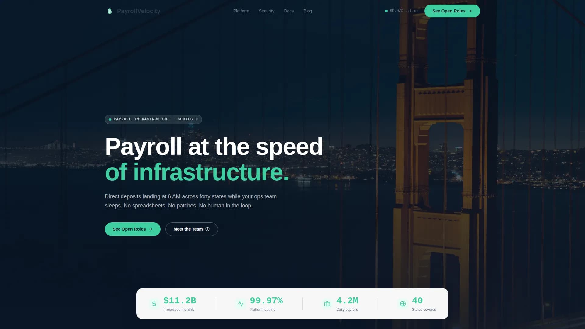 Scale - Payroll Solutions Landing page Template