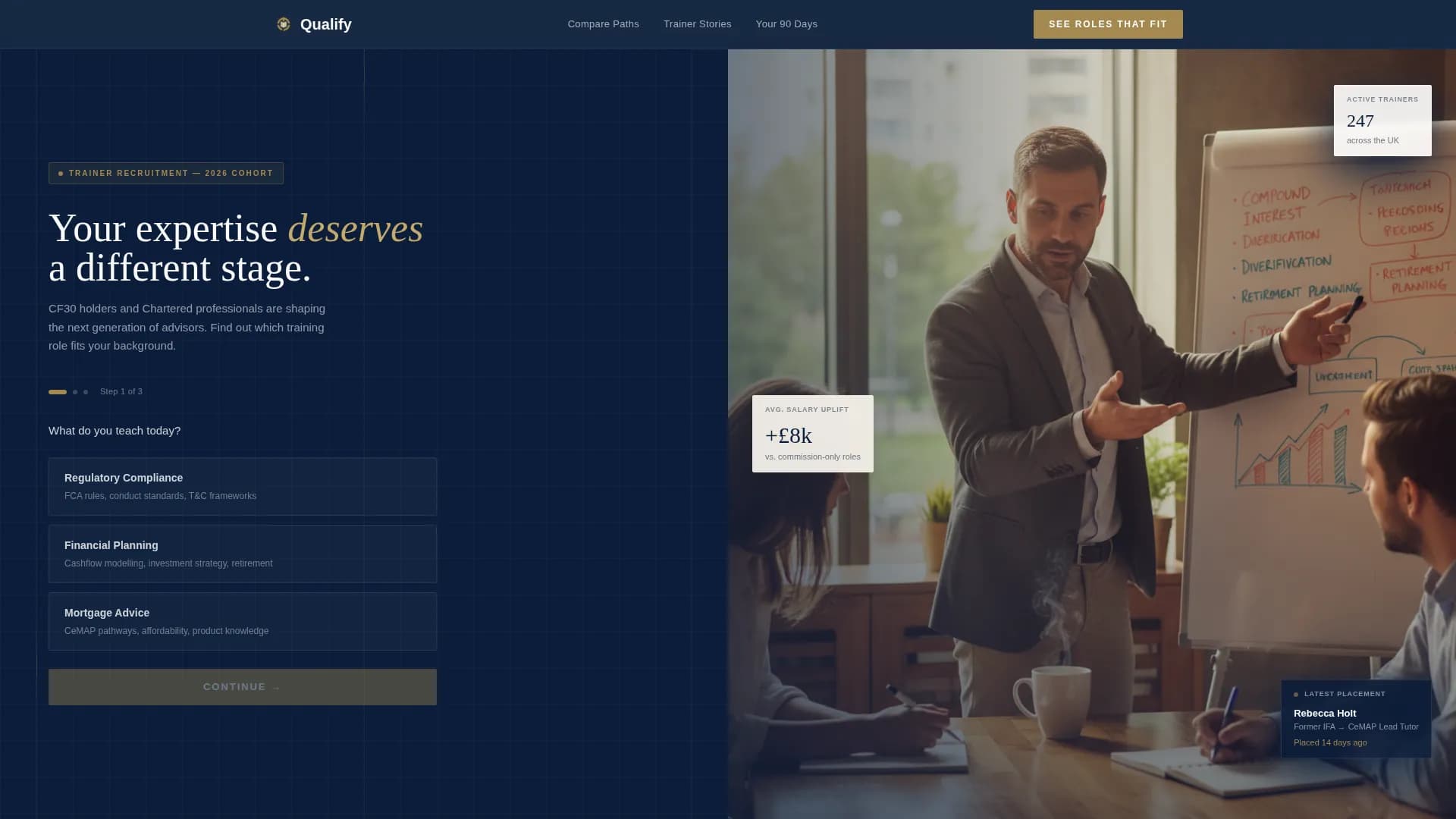 Authority - Training Services Landing page Template